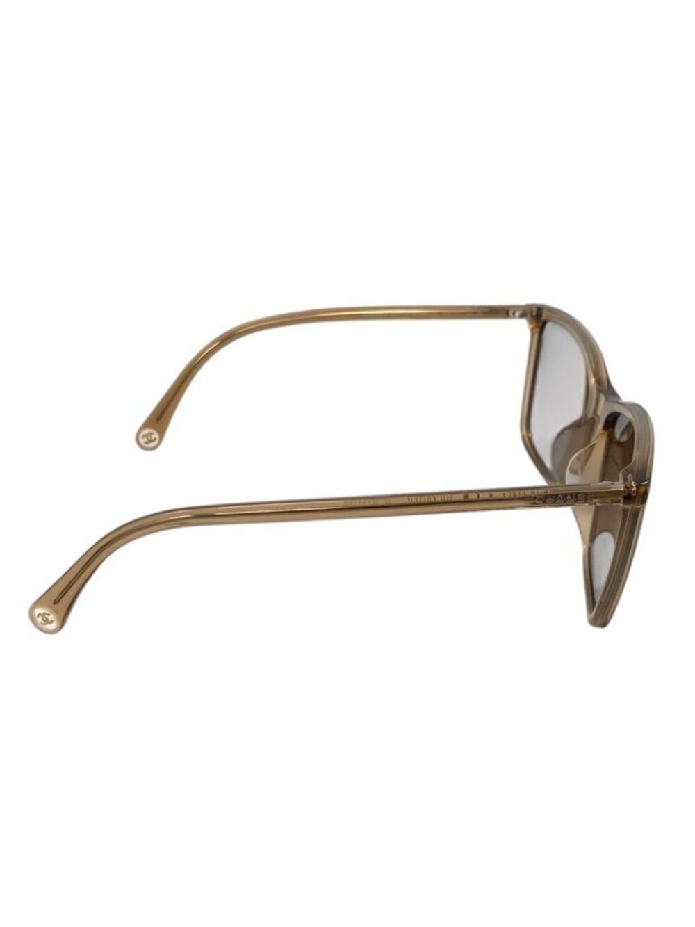 Chanel Sunglasses 5447-a 5517 140 3 P Acetate Browngold Brown Coco Mark Em0603 - Picture 5 of 10